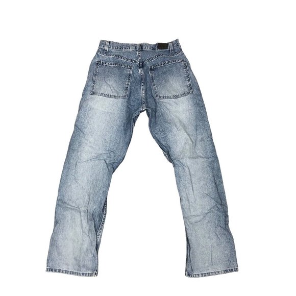 Vintage Levis SilverTab Men 32x32 Y2K Light Wash Loose Fit Denim Jeans - Picture 6 of 13